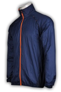 J413 custom design activewear training jacket, windbreaker jackets fluorescent zip, running jacket online store, active training jacket wholesale hk